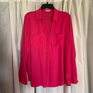 Express Hot Pink Blouse